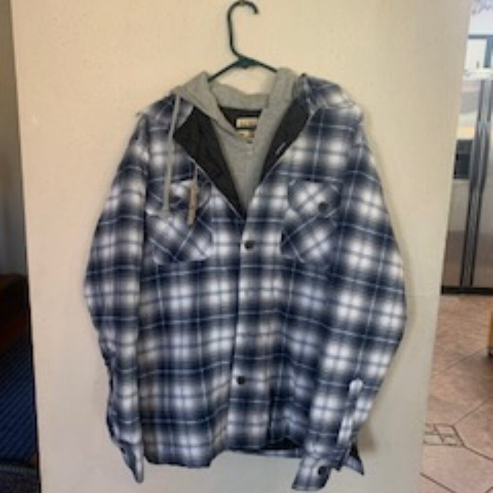 Red Head Insulated Shirt/Jacket with Hood